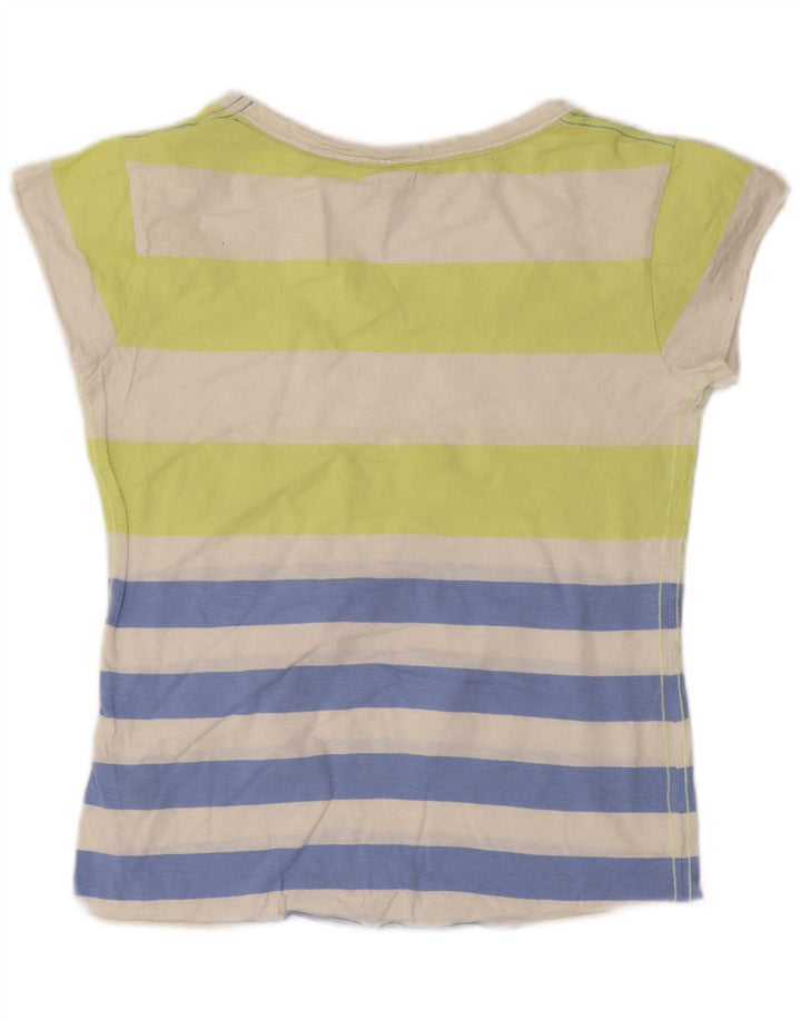 T-shirt da donna White Stuff Top UK 10 piccole righe multicolori