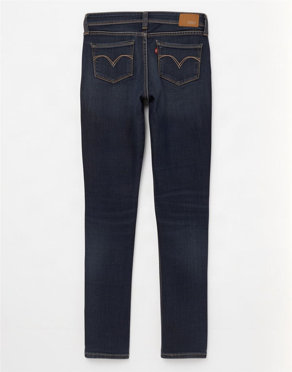 Jeans skinny a vita bassa Demi Curve da donna Levi's W26 L32 cotone blu