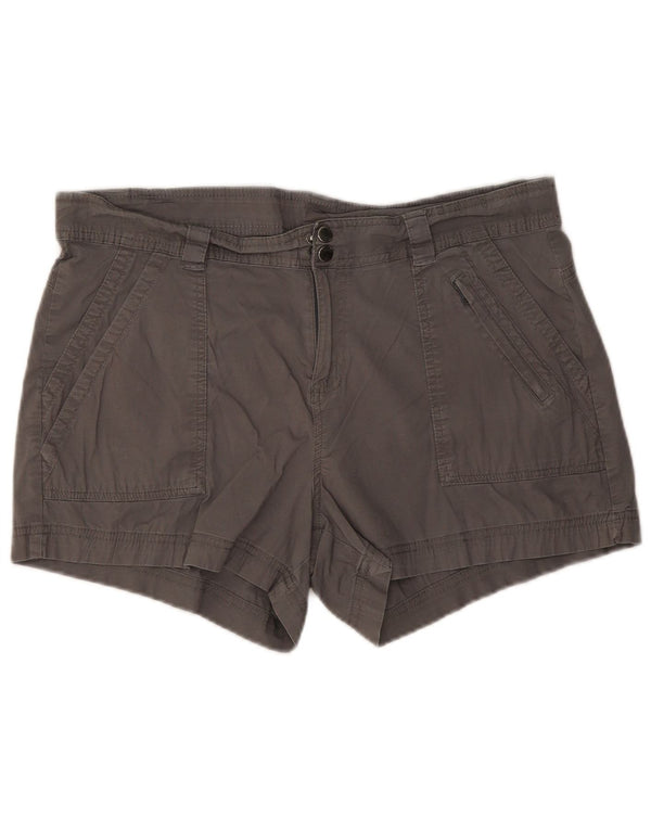 Pantaloncini casual da donna Mountain Warehouse UK 16 Large W34 Cotone grigio