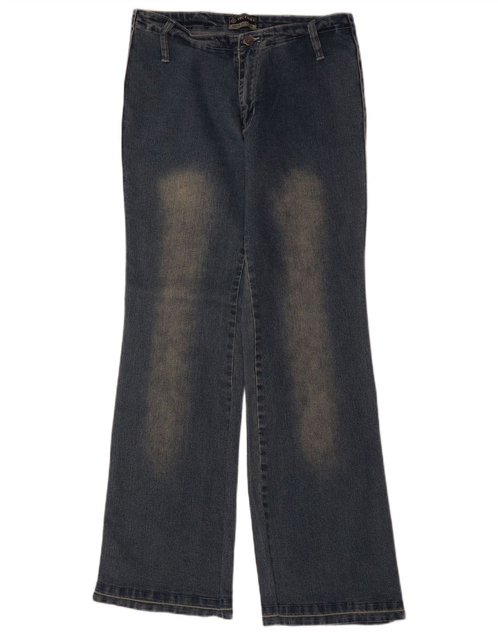 Jeans a gamba larga da donna Victory W30 L31 poliestere blu