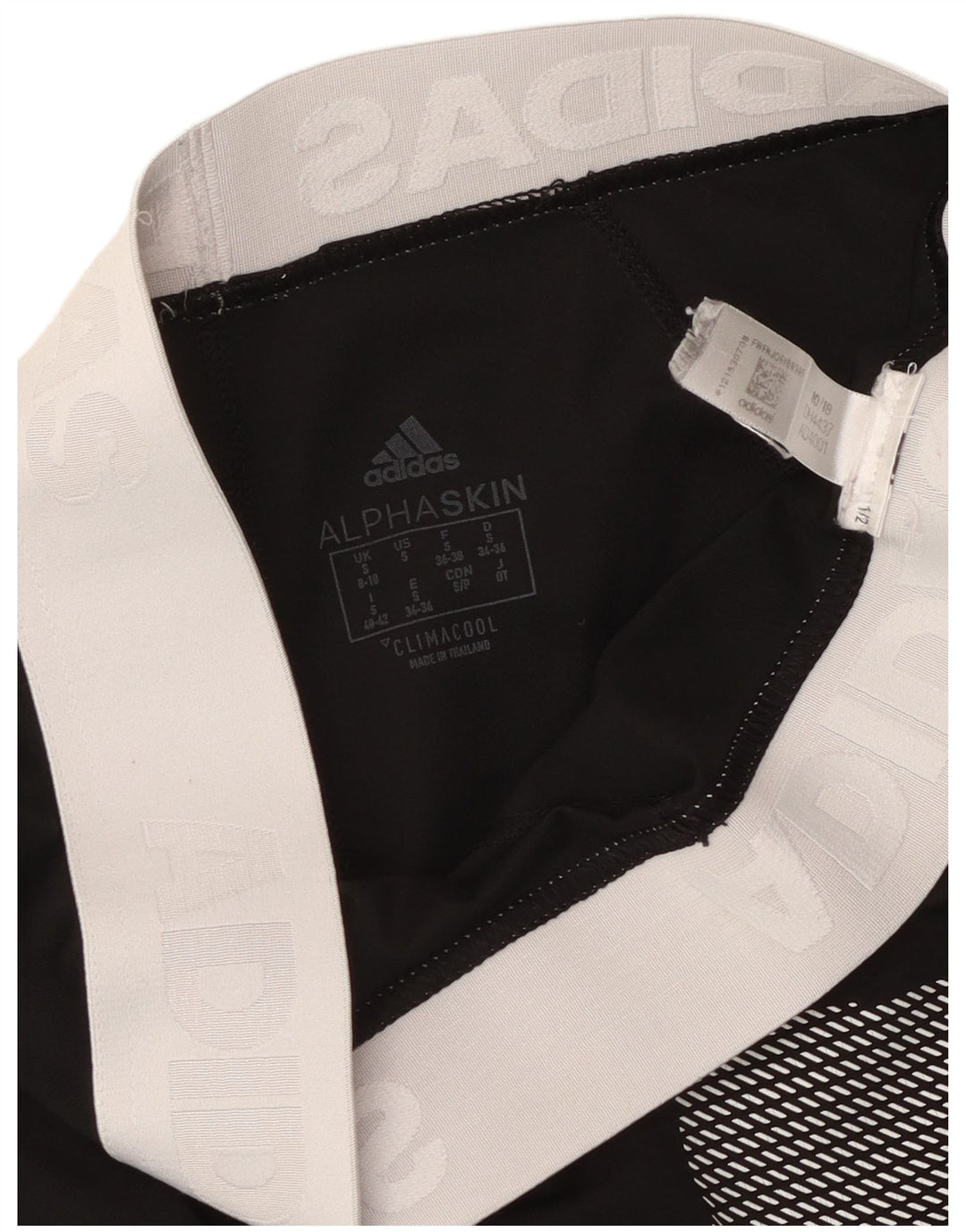 Leggings Adidas Climacool Graphic da donna UK 8/10 Piccolo Nero