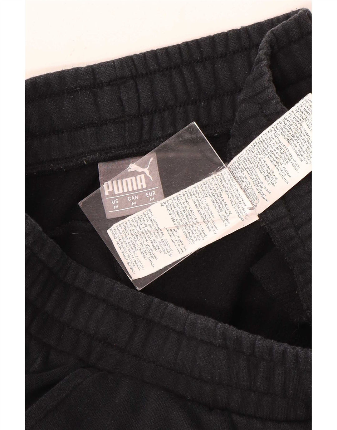 Pantaloni da tuta da uomo Puma Joggers Medium Black Cotton