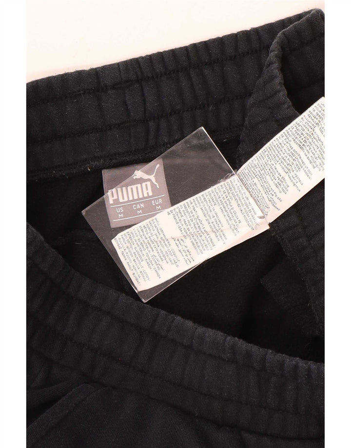 Pantaloni da tuta da uomo Puma Joggers Medium Black Cotton