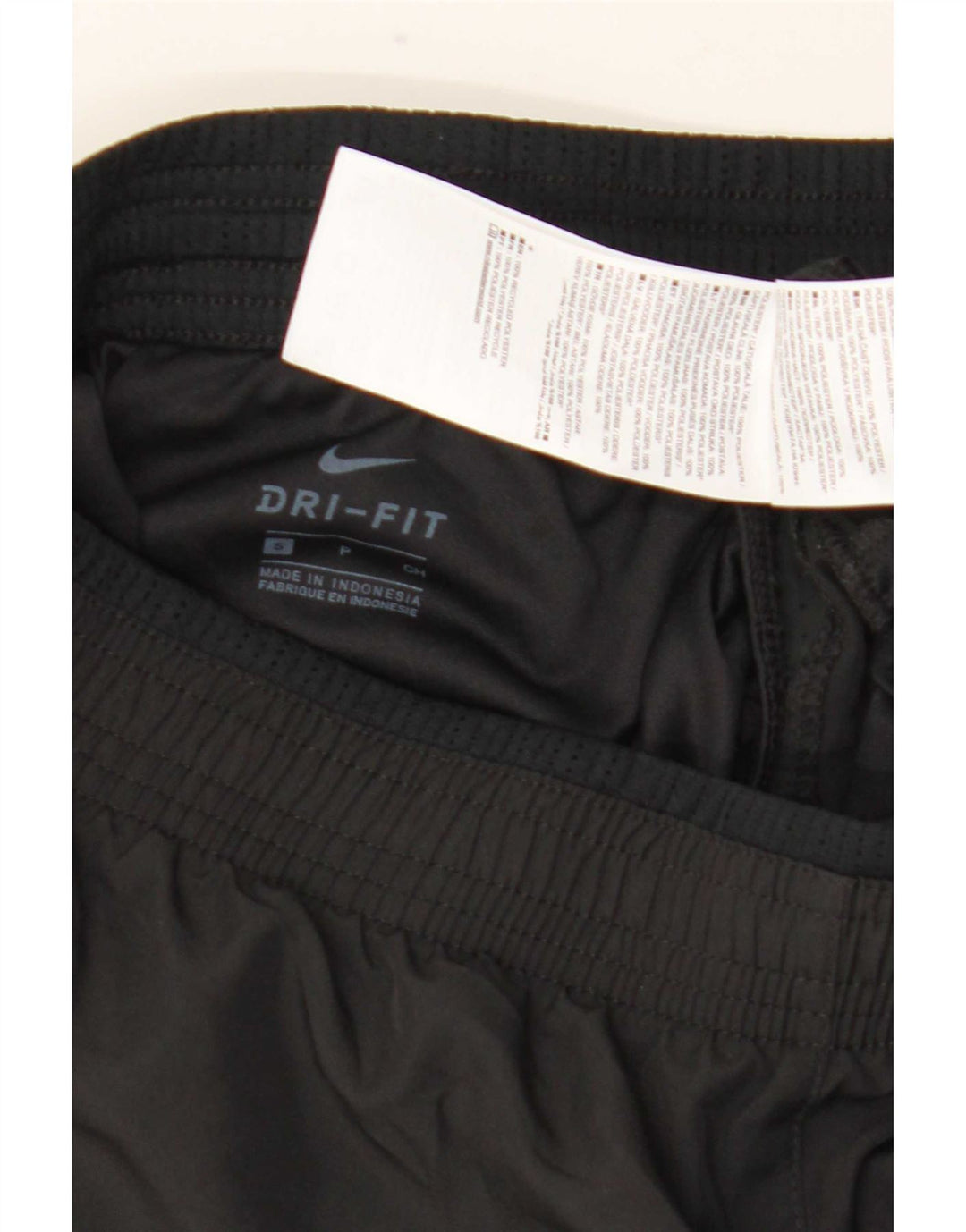 Pantaloncini sportivi Nike da donna Dri Fit UK 8 piccoli poliestere nero