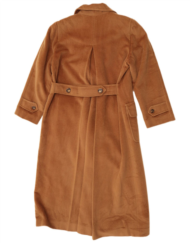 Cappotto doppiopetto da donna Piacenza UK 14 Large in lana marrone
