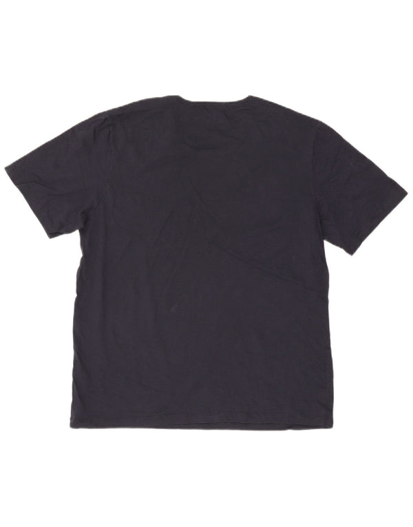T-shirt da uomo Hugo Boss Top XL in cotone blu navy