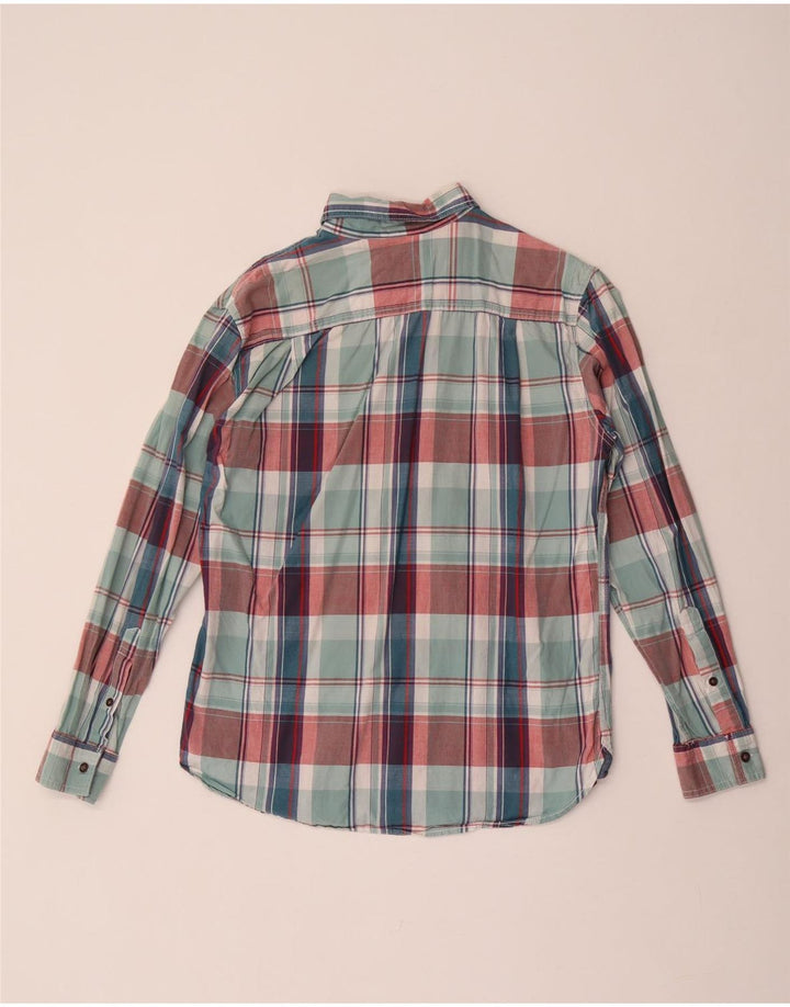 Camicia da uomo Lee in cotone a quadri verde medio