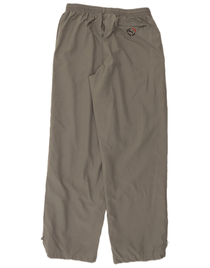 Pantaloni da tuta da uomo Puma Large in poliestere grigio