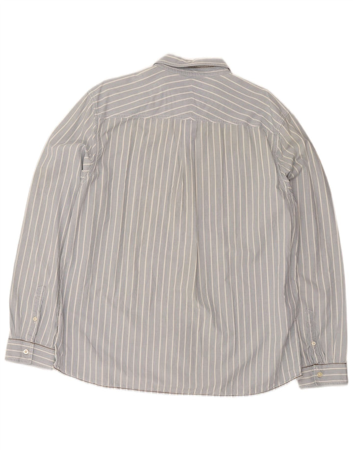 Camicia da uomo Classic Fit di White Stuff 2XL in cotone gessato blu