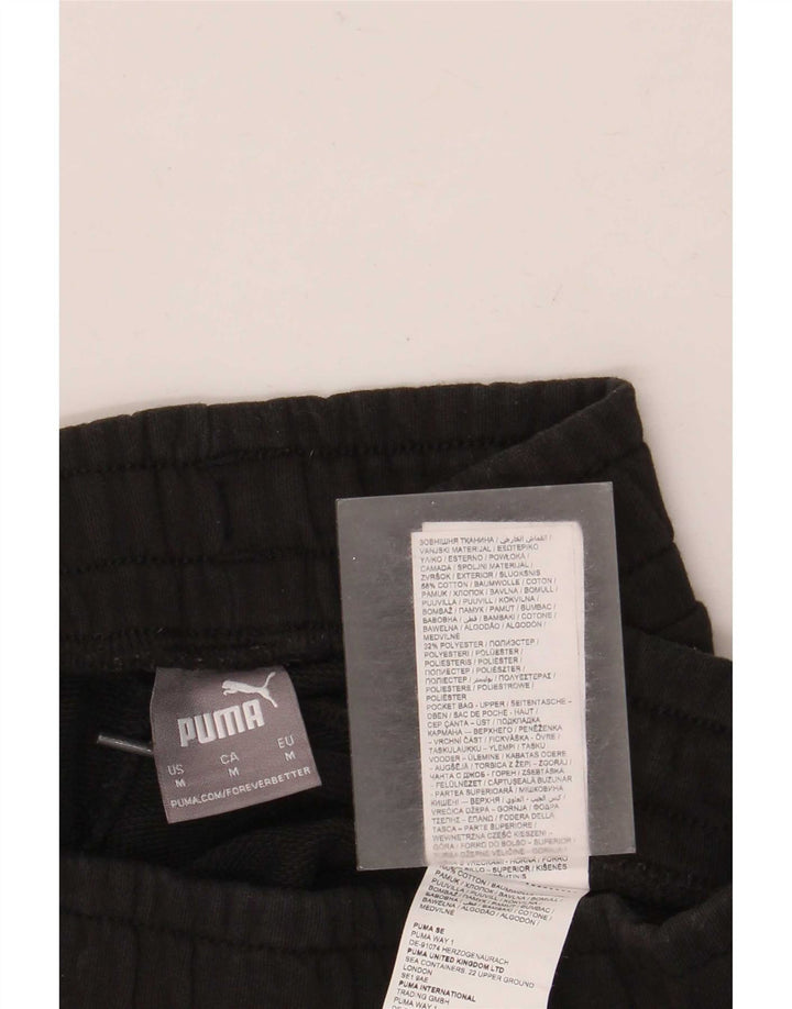 Pantaloncini sportivi da uomo Puma medio cotone nero