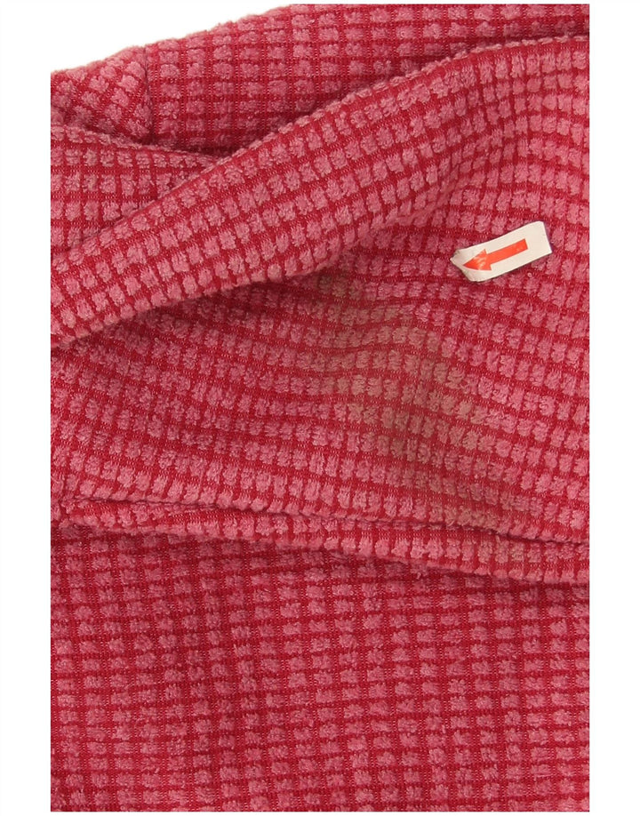 Giacca da tuta oversize da donna Weird Fish UK 10 piccola poliestere rosso