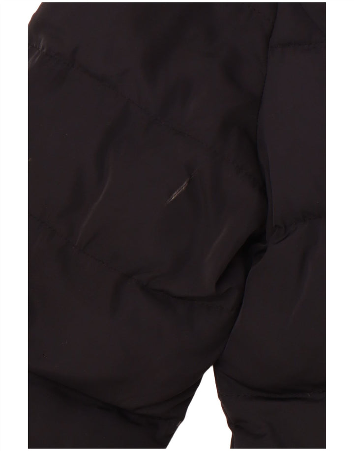 Giacca imbottita da donna PUFFA UK 16 grande poliestere nero