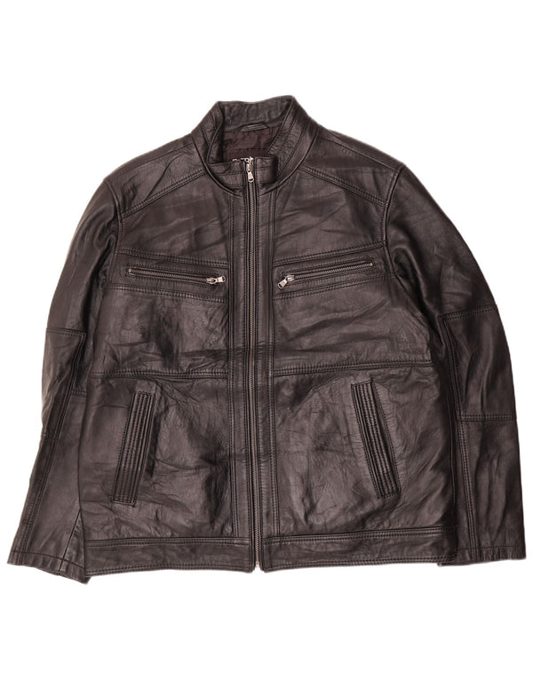 Giacca in pelle da donna Derimod Expo UK 20 2XL Pelle nera