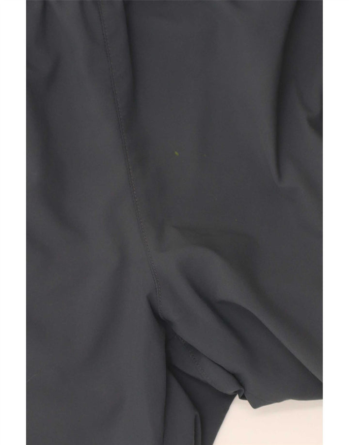 Pantaloncini sportivi Adidas da uomo piccoli in poliestere color block grigio