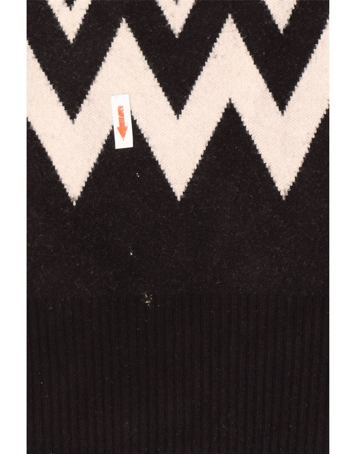 Maglione maglione girocollo da donna Marks & Spencer UK 14 medio nero