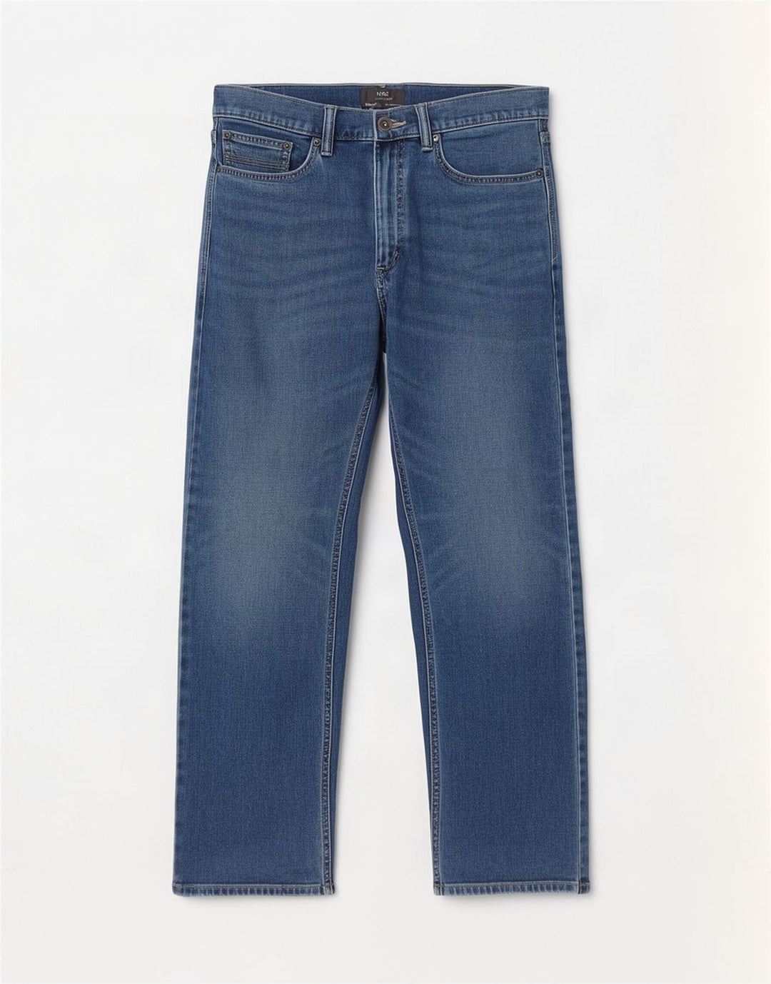 Jeans dritti da uomo Marks & Spencer W32 L29 cotone blu