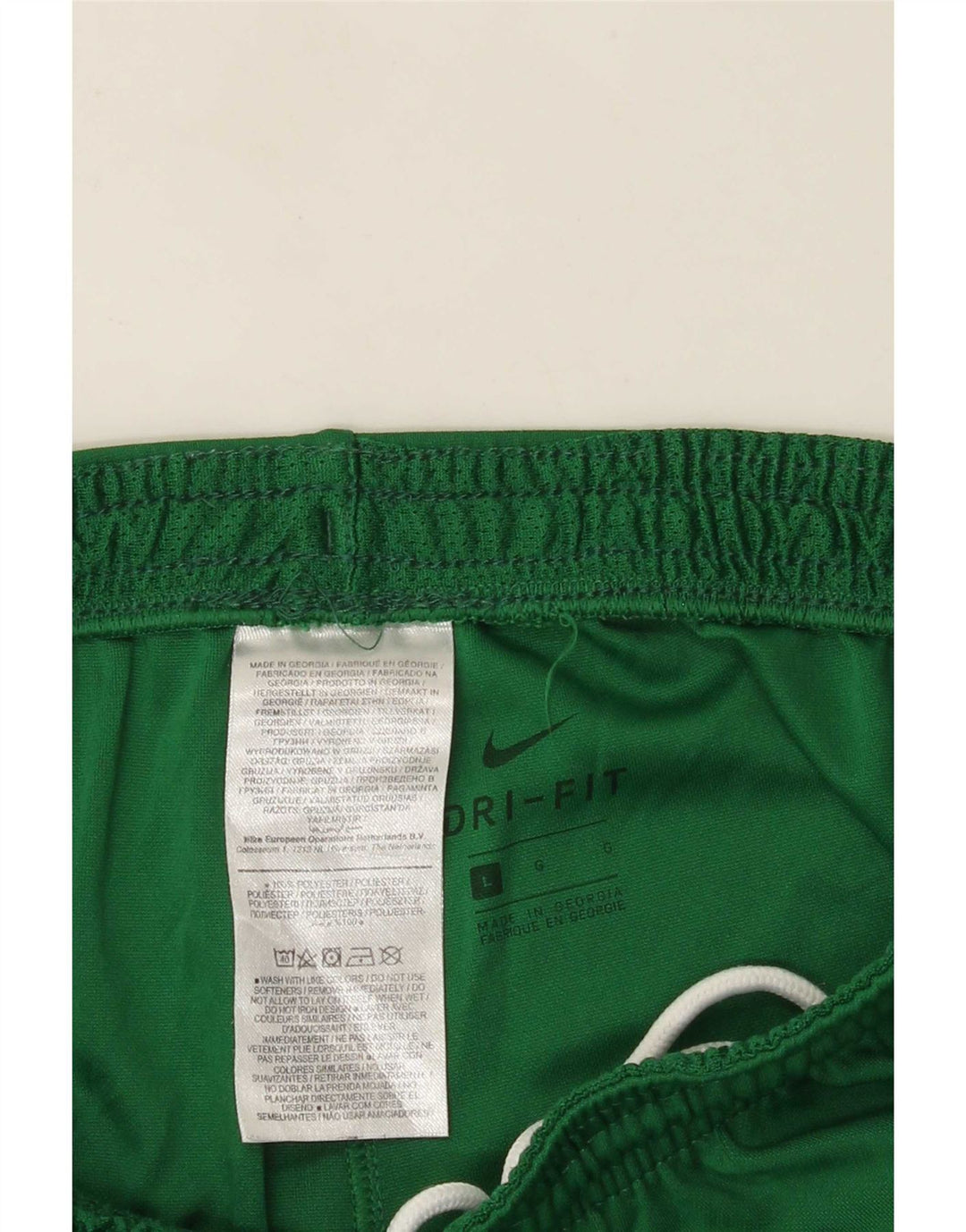 Pantaloncini sportivi Nike Dri Fit da uomo, grandi, in poliestere verde