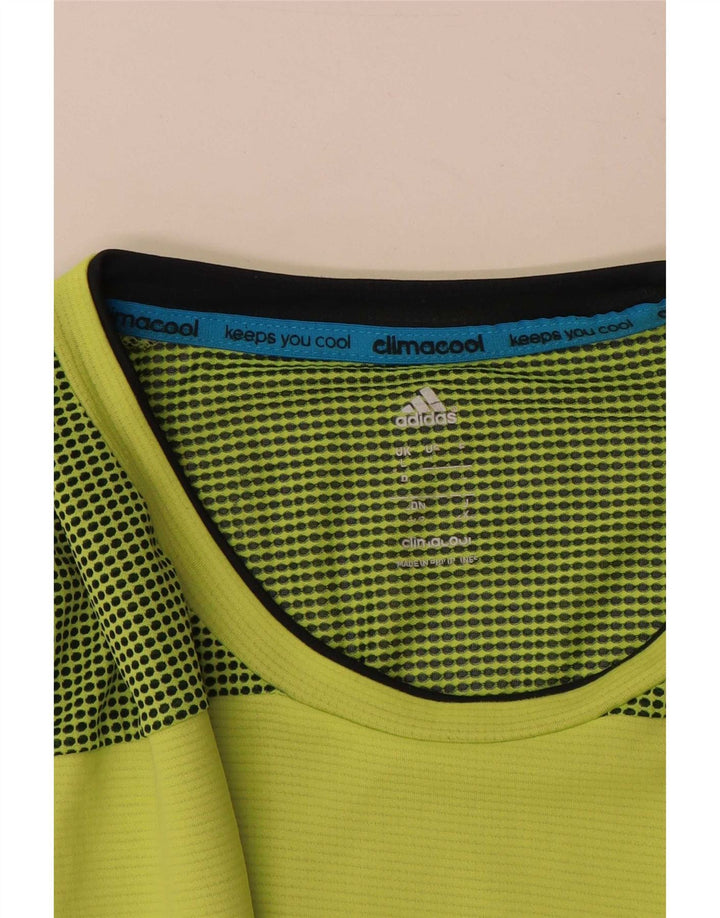 T-shirt Adidas Climacool da uomo, grande, in poliestere verde