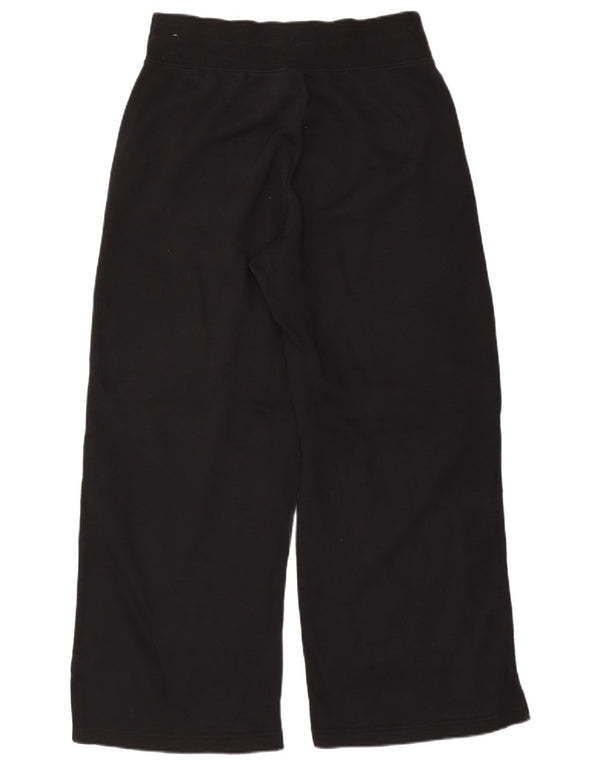 Pantaloni da tuta da donna Nike a gamba larga UK 14 Large Black Cotton
