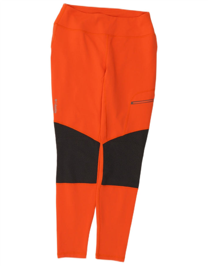 Leggings Omni-Shield da donna Columbia UK 12 color block arancione medio