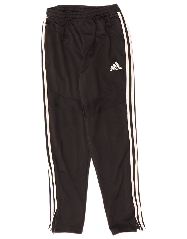 Pantaloni della tuta da ragazzo Adidas 13-14 anni in poliestere nero