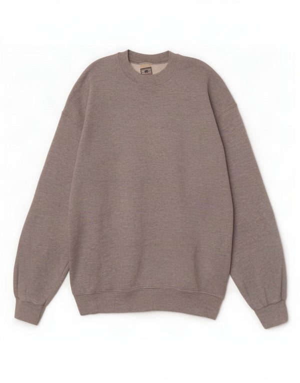 Felpa da donna Lee Jumper UK 14 Cotone screziato grigio medio