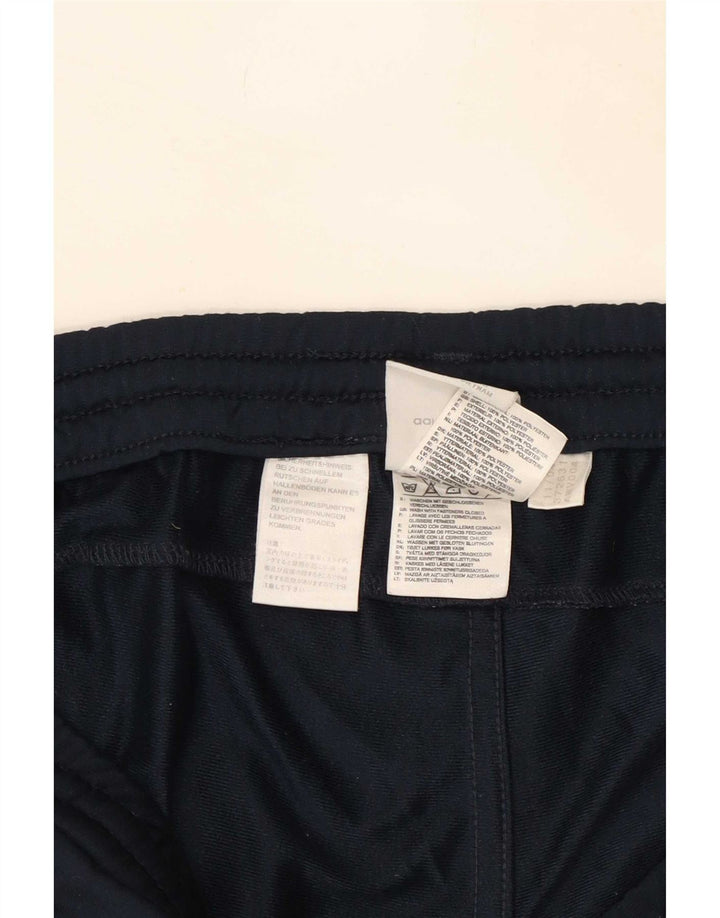 Pantaloni da tuta da uomo Adidas Large in poliestere blu navy