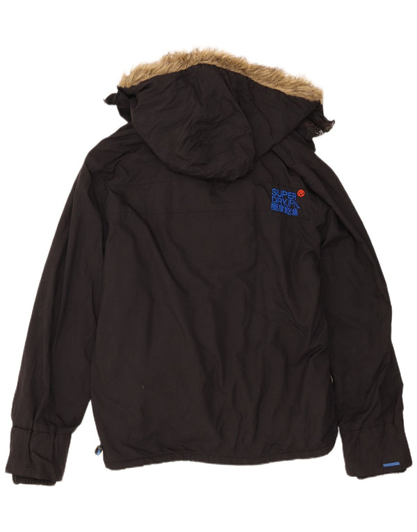 Giacca a vento da uomo Superdry The Windcheater Graphic UK 44 2XL Nera