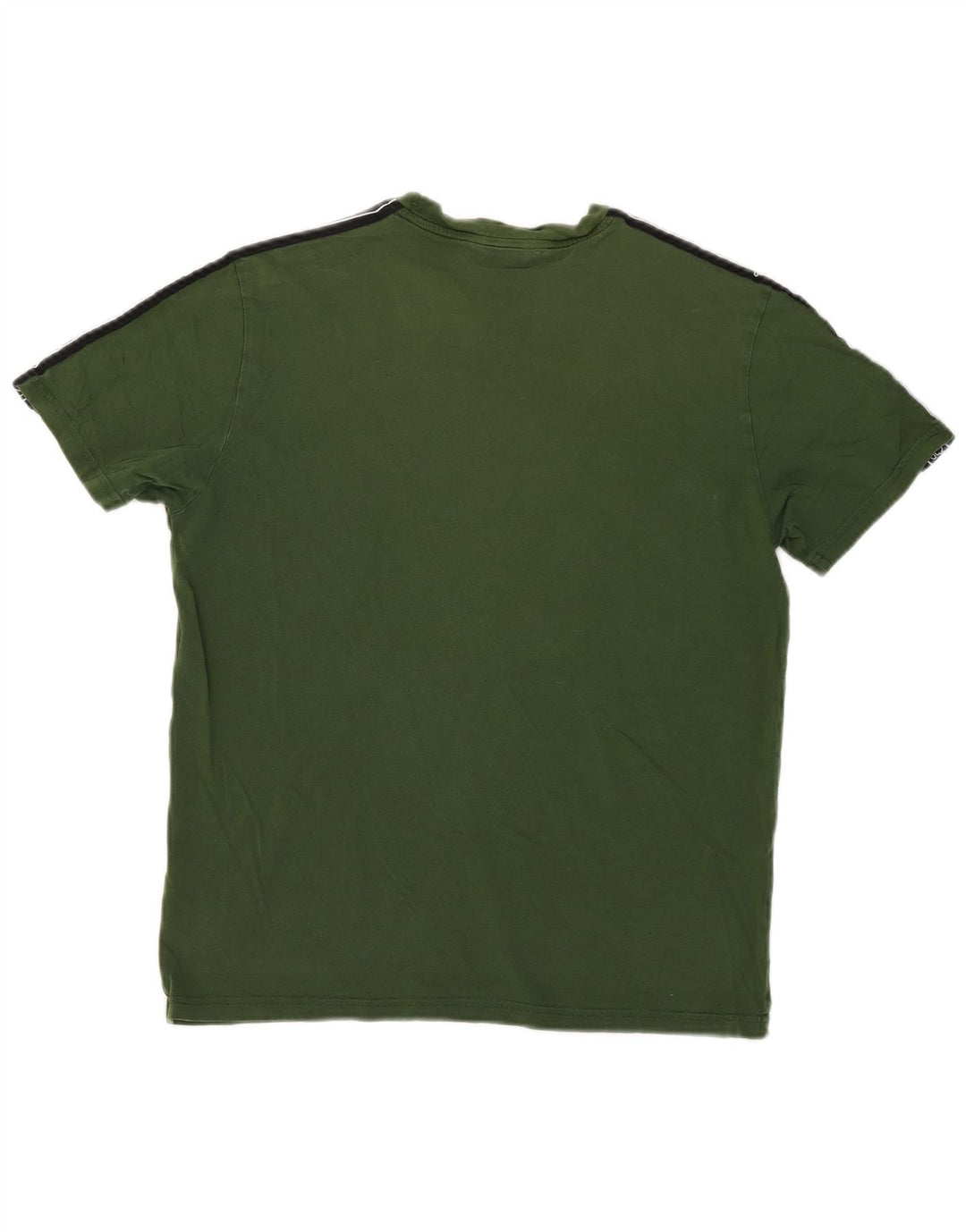 T-shirt grafica da uomo Champion Top verde medio color block