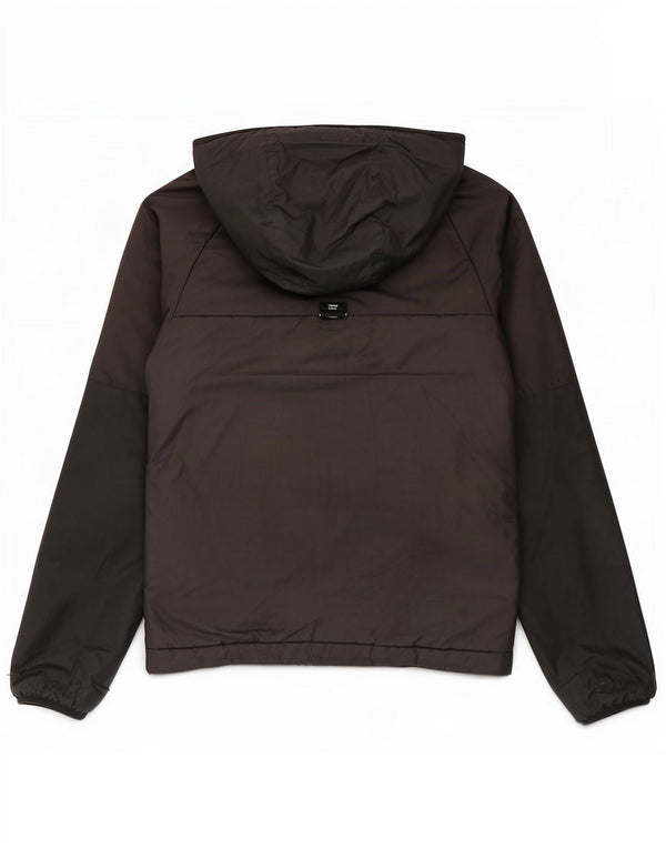 Giacca a vento con cappuccio Nike Therma-Fit da uomo UK 34 XS poliestere nero