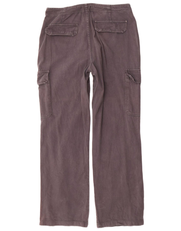 Pantaloni cargo dritti da uomo Zara EU 42 Large W32 L31 Grigio