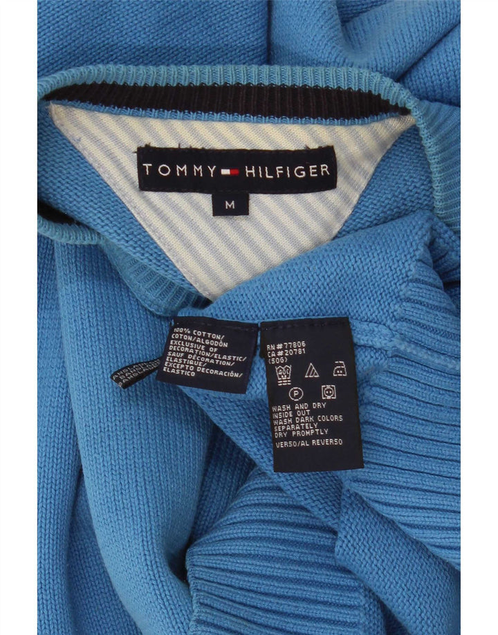 Maglione maglione girocollo da uomo Tommy Hilfiger cotone blu medio