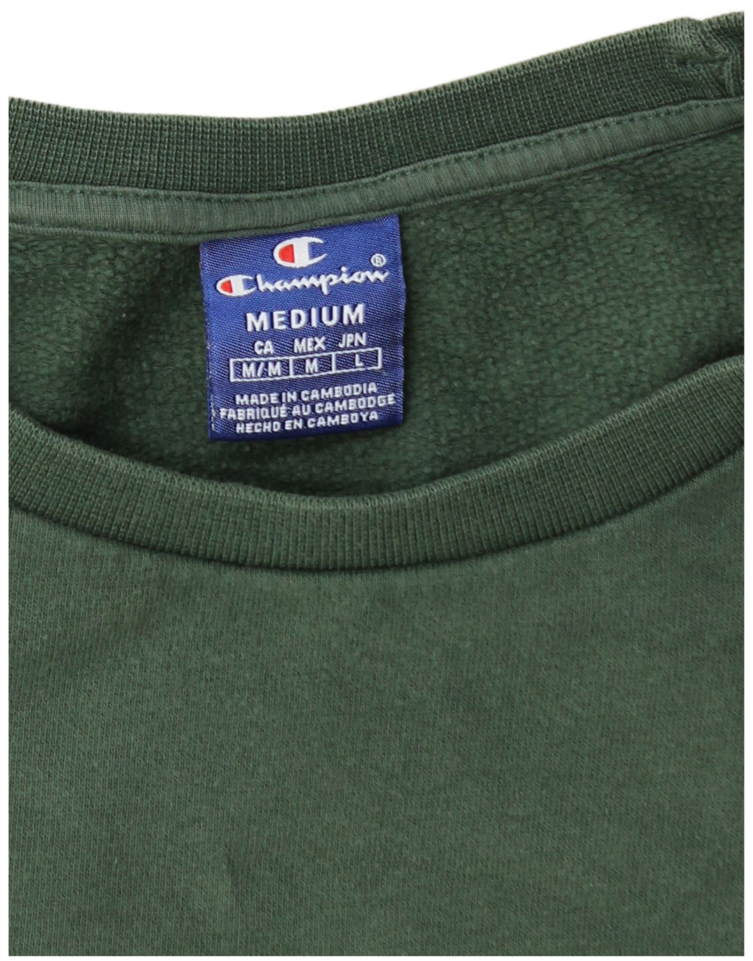 CHAMPION Felpa con grafica da uomo Maglione verde medio