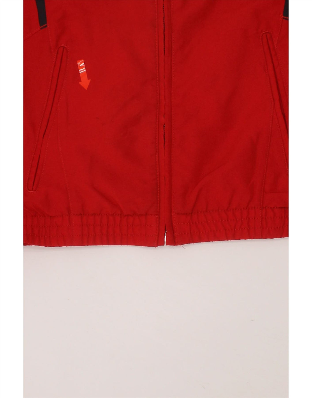 ADIDAS Boys Climalite Tracksuit Top Jacket 4-5 Years Red Vintage Adidas and Second-Hand Adidas from Messina Hembry 