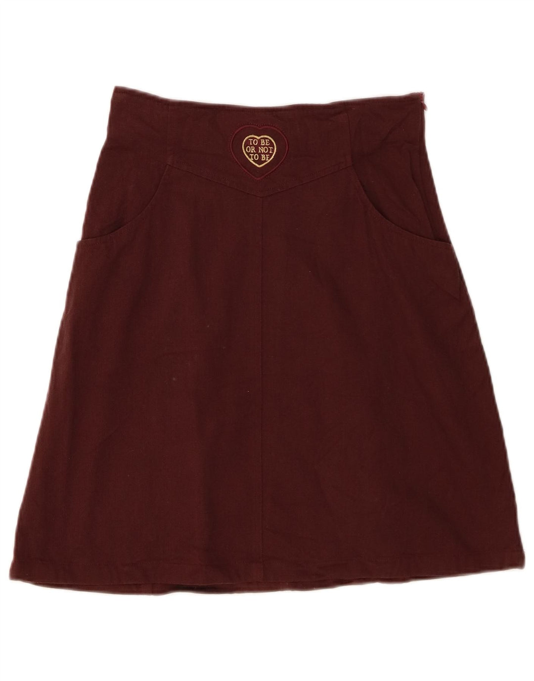 Gonna a trapezio da donna Iceberg Cento / Cento IT 42 media W26 Borgogna