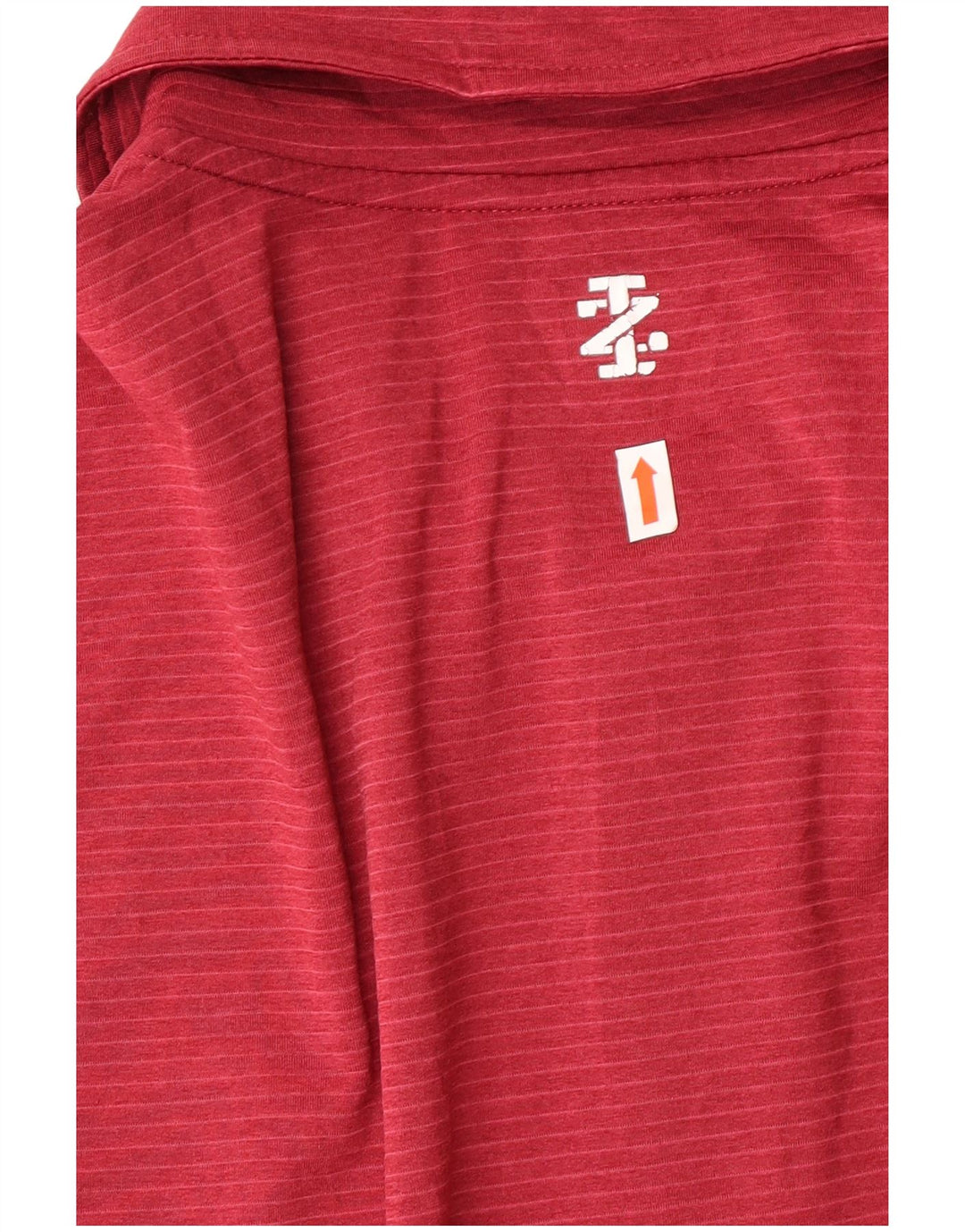 Polo da golf da uomo Izod, poliestere a righe grandi rosse