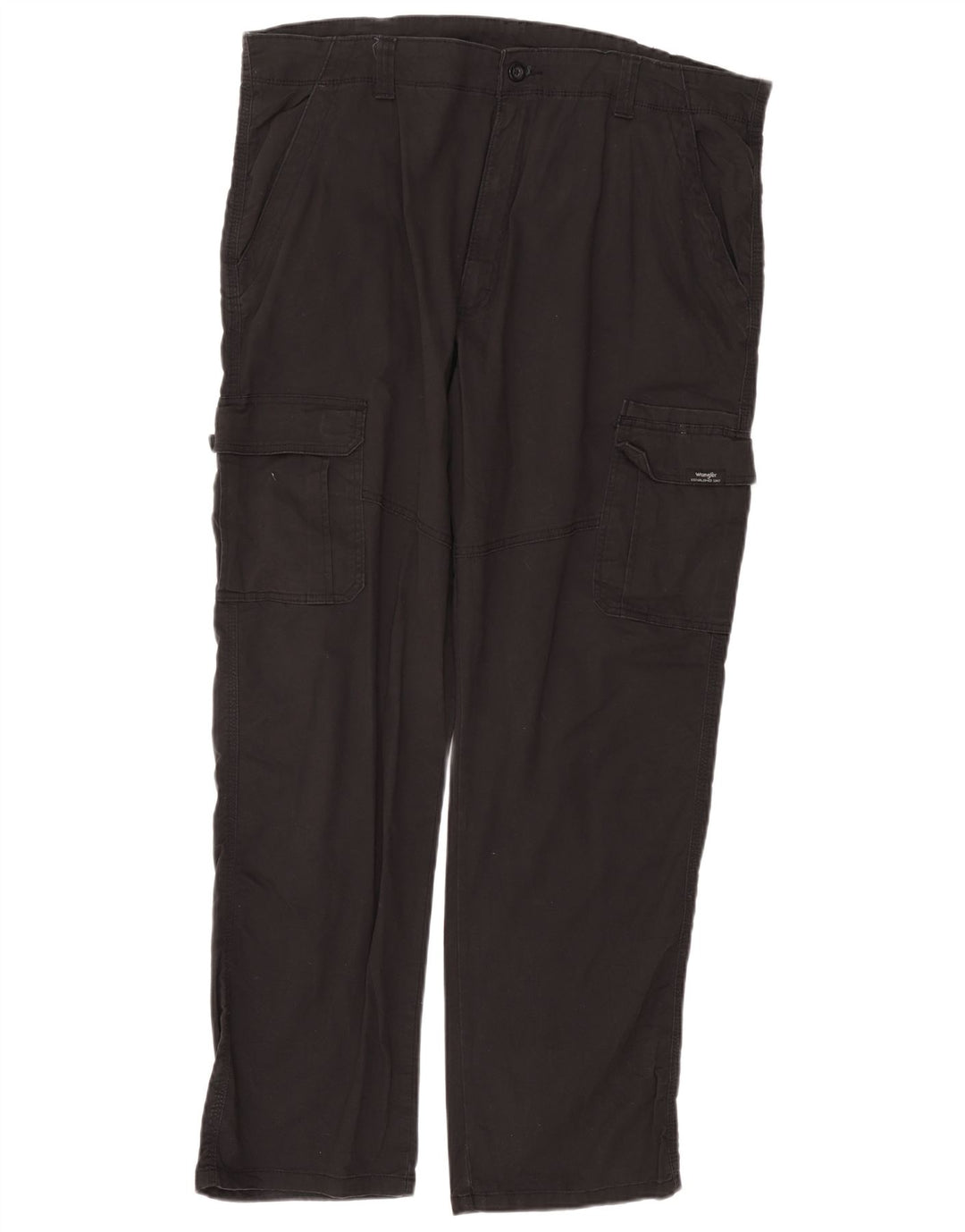 Pantaloni cargo dritti da uomo WRANGLER W40 L32 cotone nero