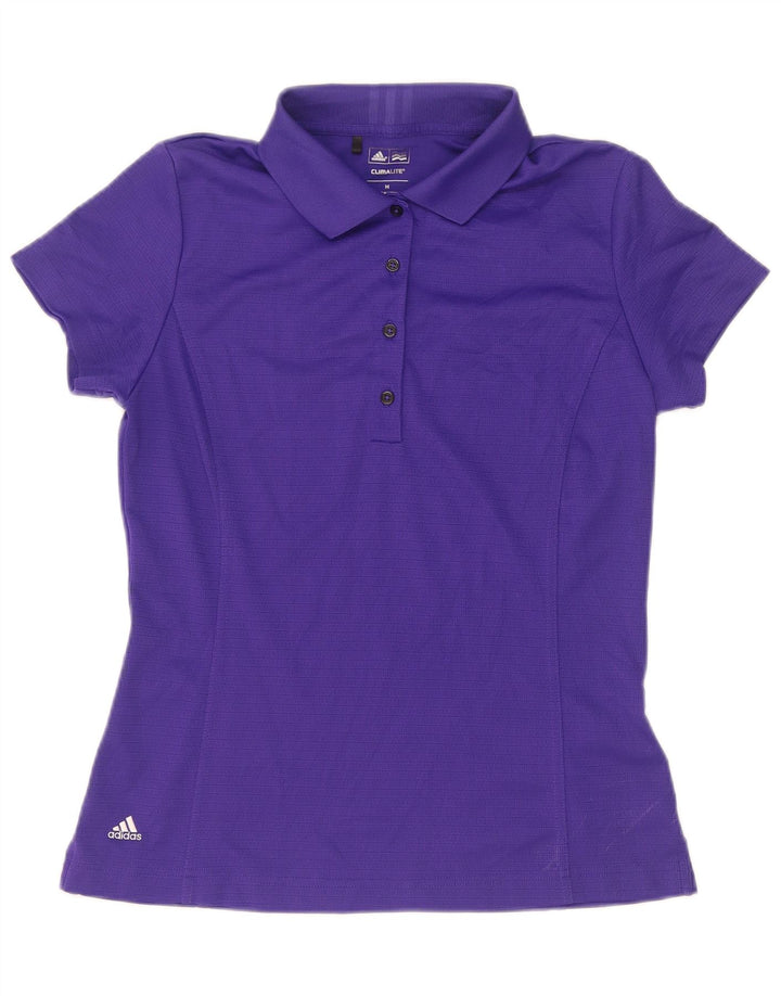 Polo Adidas da donna Climalite UK 12 poliestere viola medio