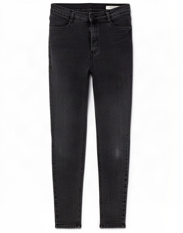 Marks & Spencer Womens Skinny Jeans UK 8 Small W27 L26 Grey Cotton