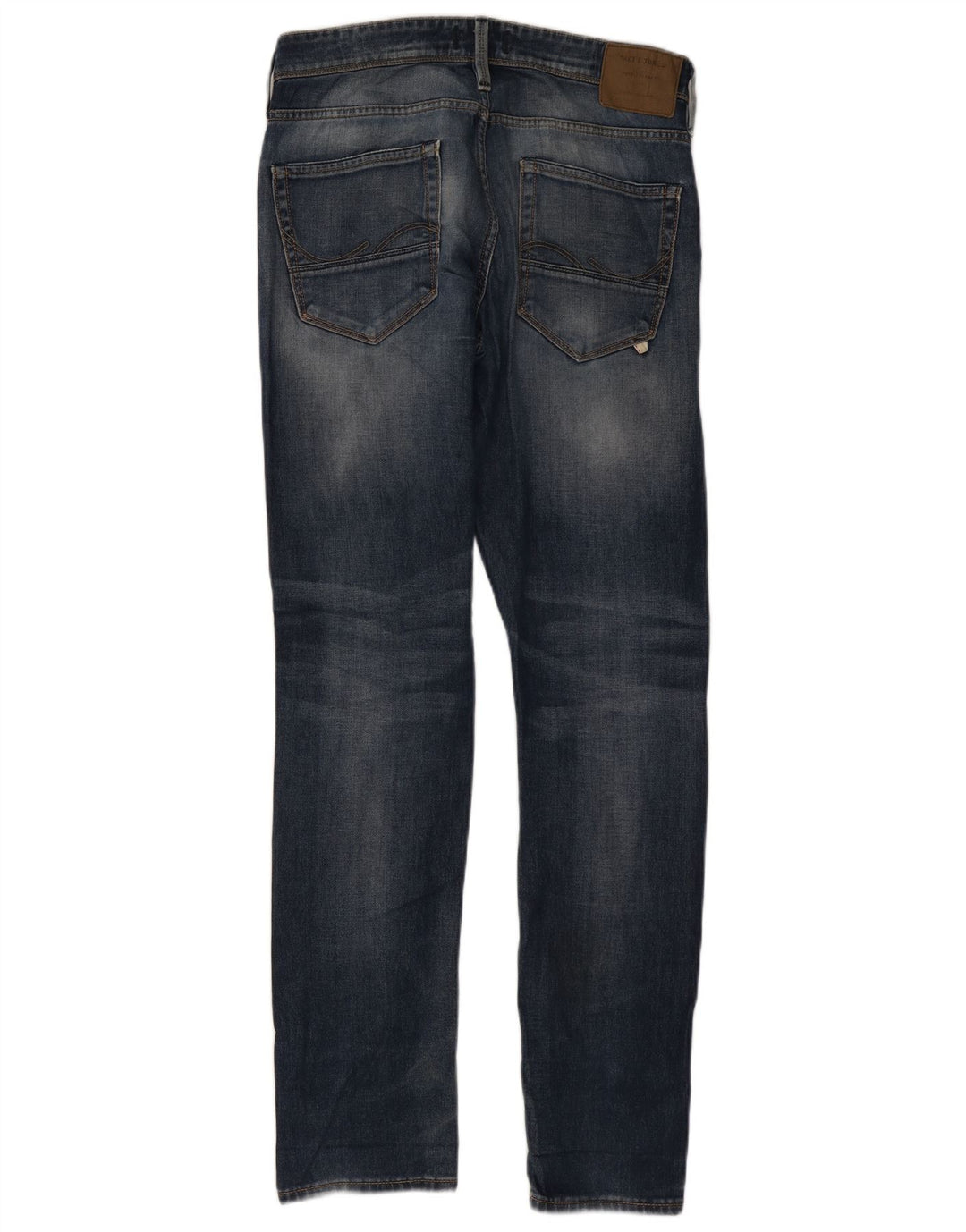 Jack & Jones Uomo GLENN Slim Jeans W32 L32 Cotone Blu