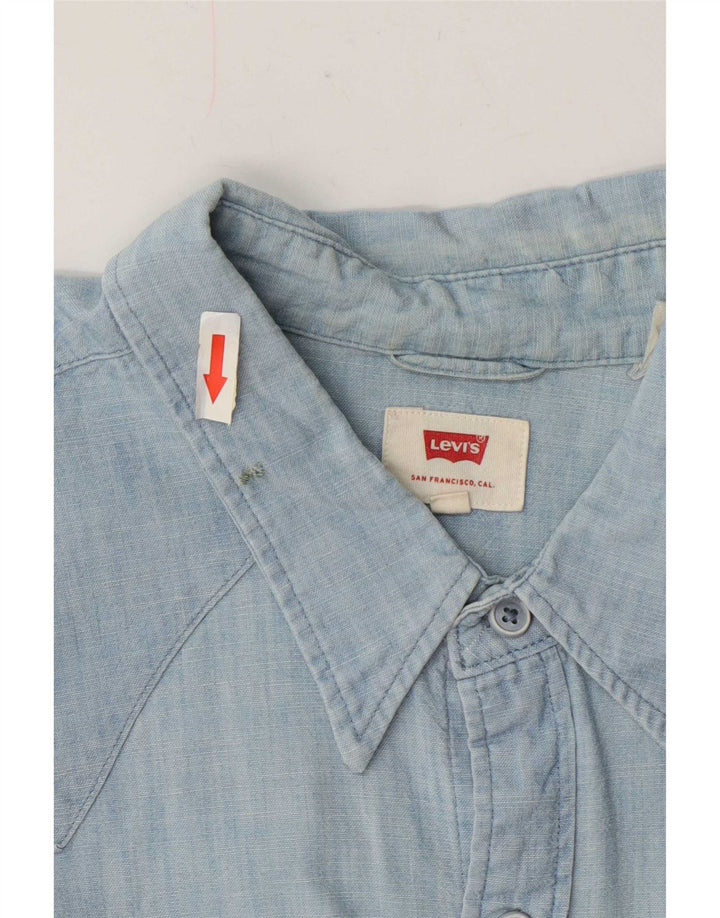Camicia Levi's da uomo grande blu