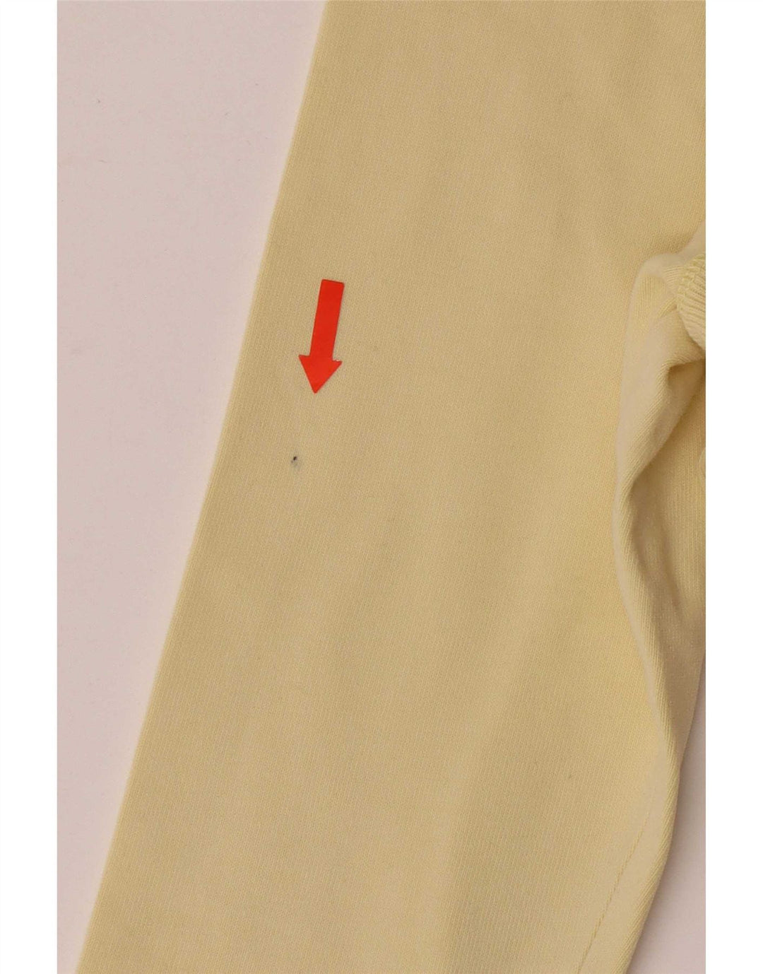 Top da donna a maniche lunghe Superdry UK 14 grande cotone giallo