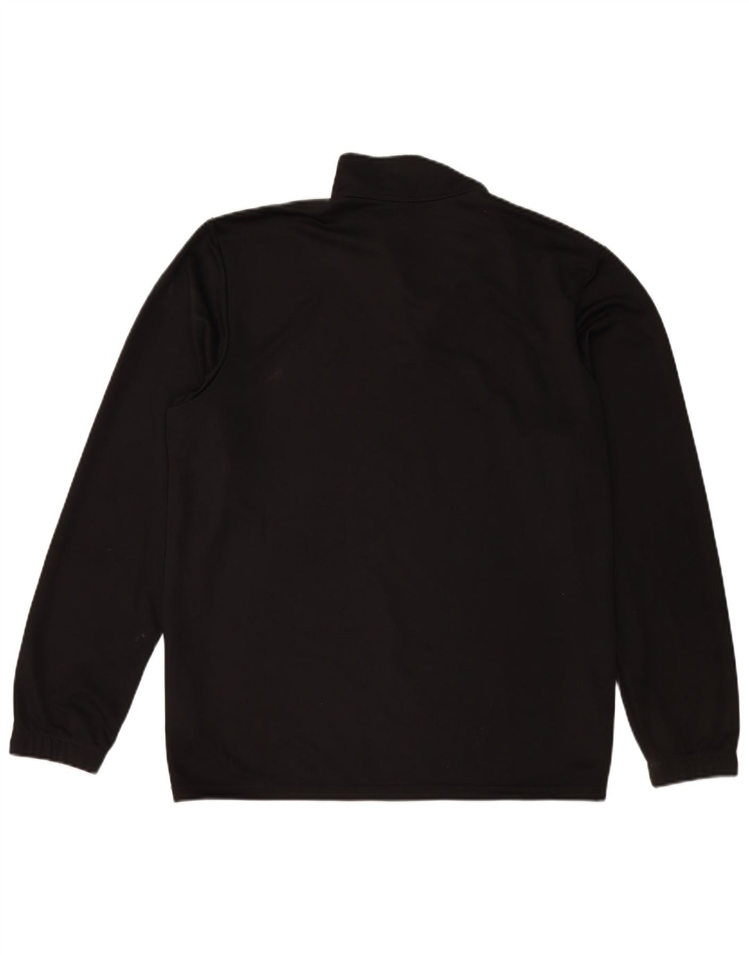 Adidas Mens Climalite Zip Neck Pullover Tracksuit Top XL Black Polyester