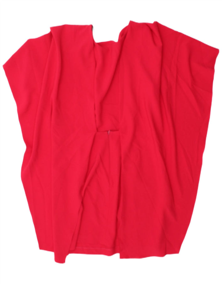 Top tunica a pipistrello da donna Zara UK 12 poliestere rosa medio