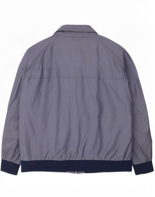 Giubbotto bomber da uomo Marks & Spencer UK 46 3XL Cotone color block blu