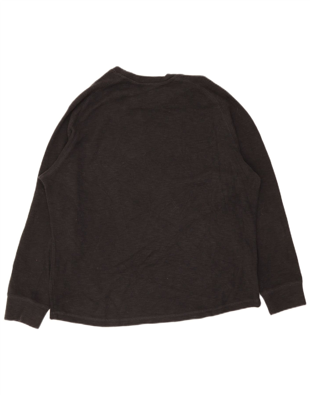 Eddie Bauer Maglia da uomo a maniche lunghe XL in cotone nero