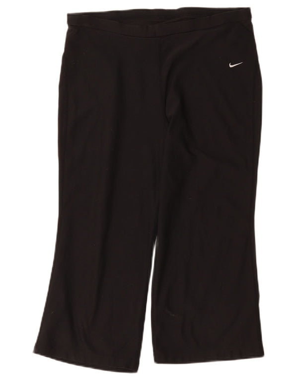 Pantaloni della tuta Nike Capri da donna UK 12 medio nero