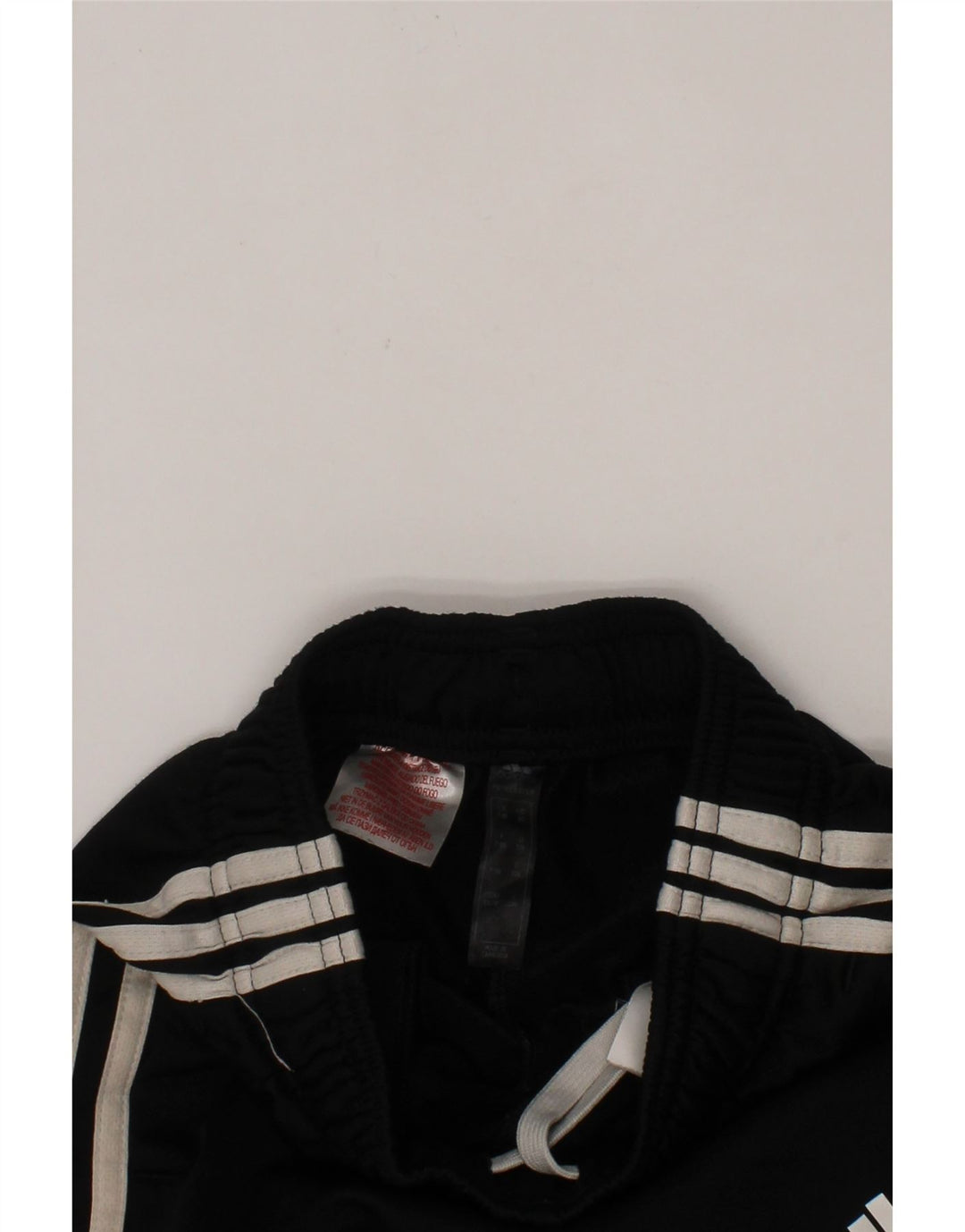 ADIDAS Boys Tracksuit Trousers Joggers 7-8 Years  Black Polyester