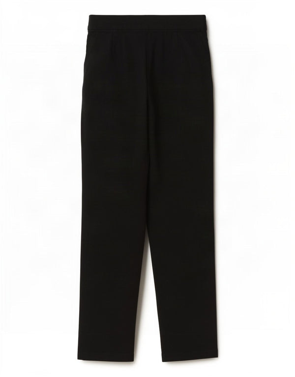Pantaloni casual dritti da donna Marks & Spencer UK 8 piccoli W27 L29 neri