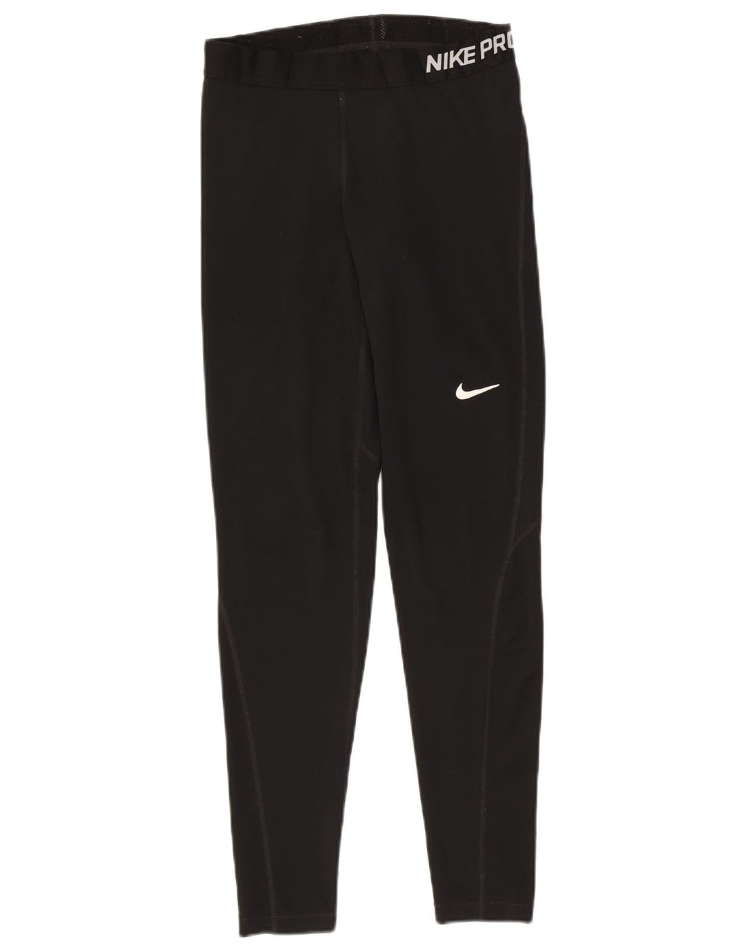 Leggings grafici Nike Dri Fit da donna UK 12 medio nero